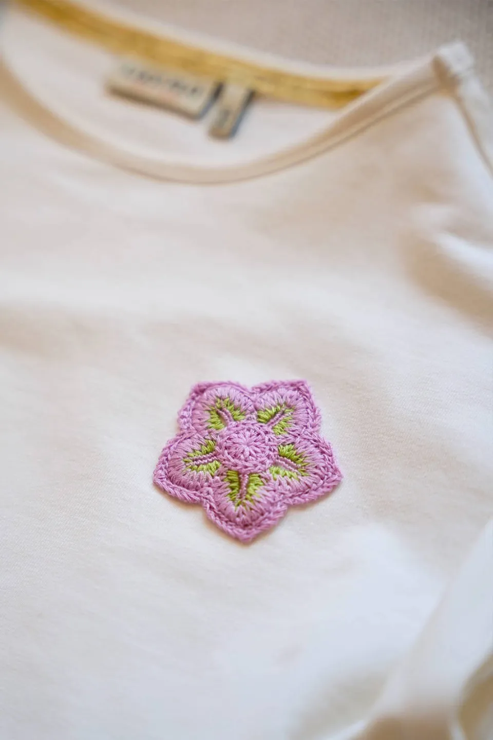 Like Flo T-shirt wit effen, foto 4