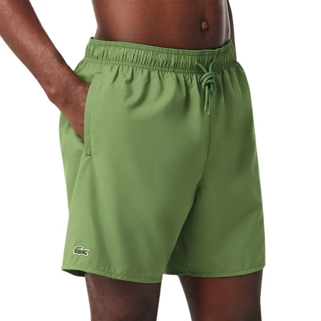 Lacoste Mid zwemshort groen