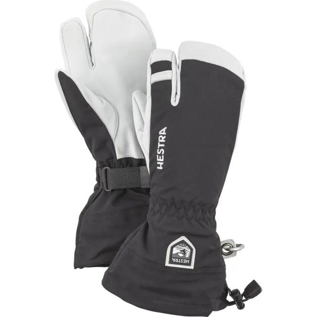 Hestra Army leather Heliski Ski- en snowboardhandschoenen heren 9 zwart