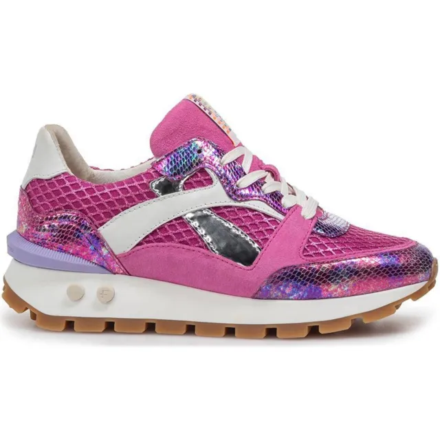 Floris Van Bommel Blokki 07.06 leren sneakers roze