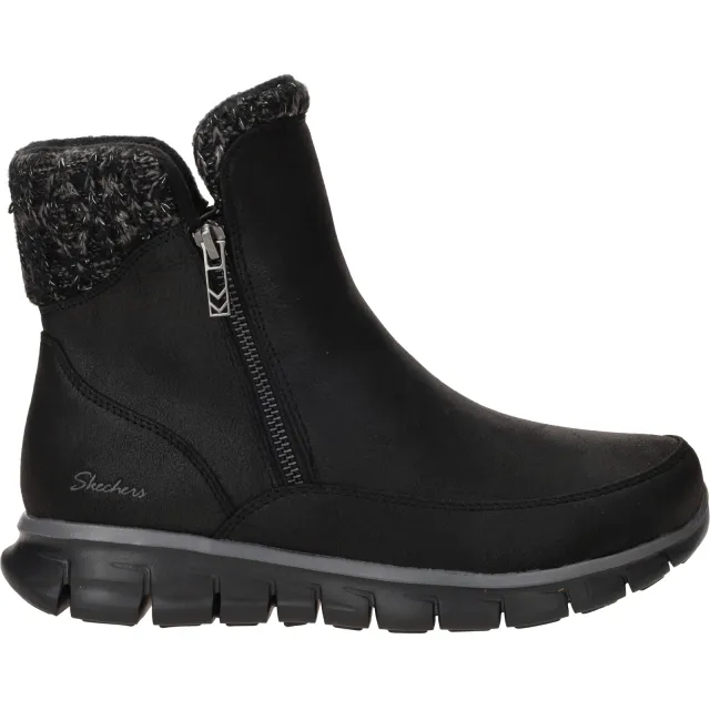 Skechers Synergy Lovely Collab enkellaarsje zwart