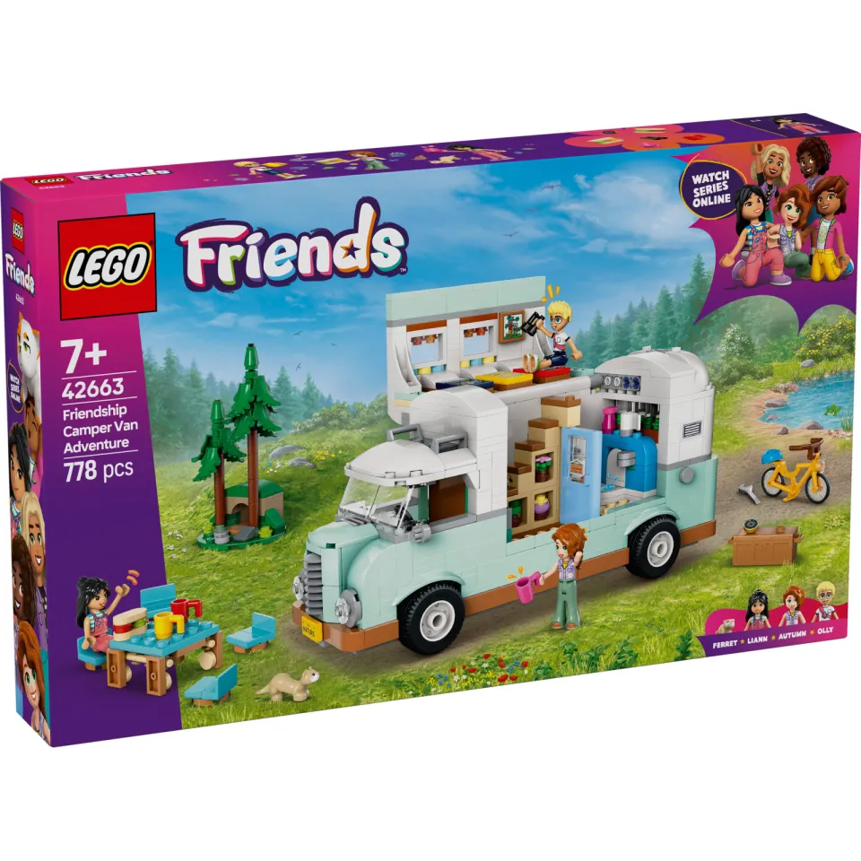 Lego Friends Camperavontuur met vrienden bouwset 42663, foto 5