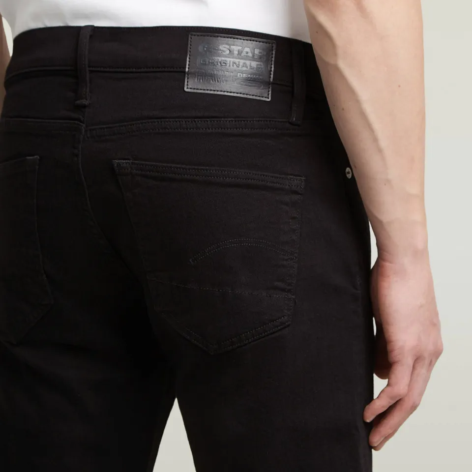 G-Star 3301 slim fit jeans pitch black, foto 4