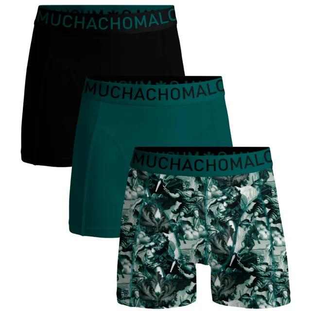 Muchachomalo Heren 3-pack Boxershorts Microfiber Veelkleurig