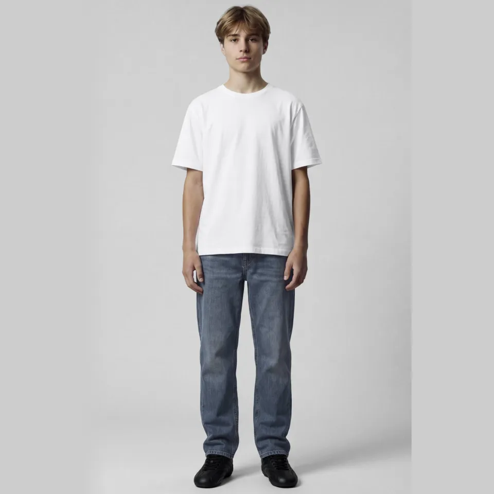 LMTD straight leg jeans - dark blue denim Vintage Dark blue denim