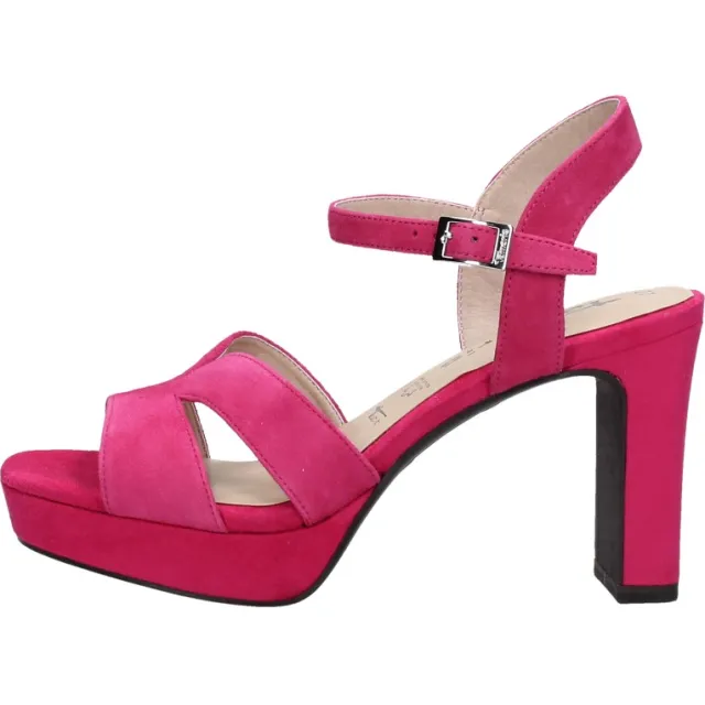 Tamaris sandalen hak fuchsia, foto 2