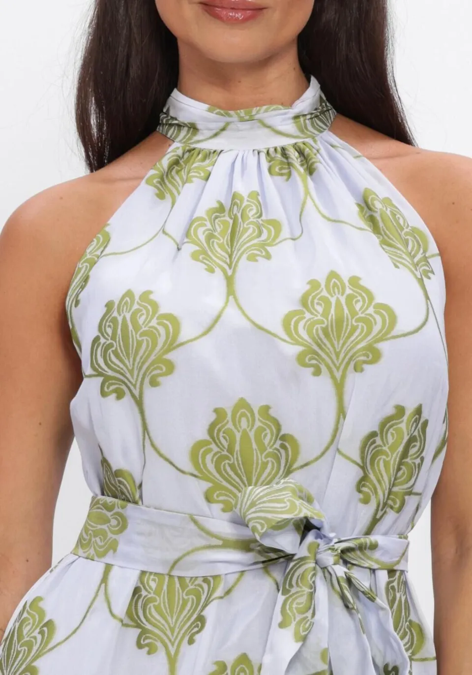 AMAYA Amsterdam Lucia maxi jurk lichtblauw, foto 3