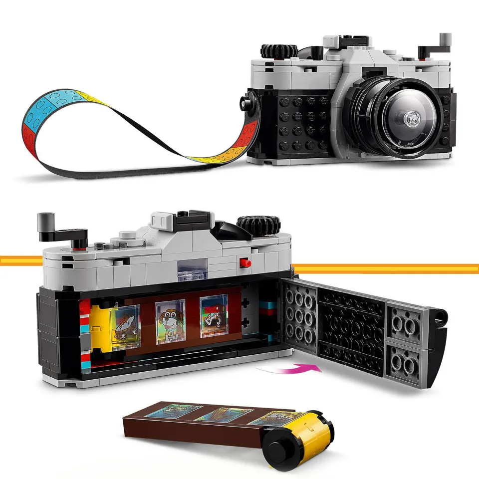 Lego Creator 3-in-1 Retro fotocamera Set met Modellen van Speelgoed Tv en Videocamera 31147