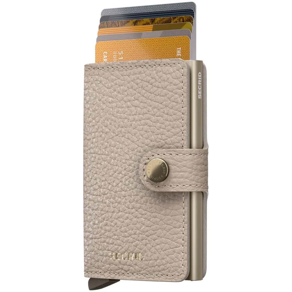 Secrid Miniwallet Pebble pasjeshouder zand