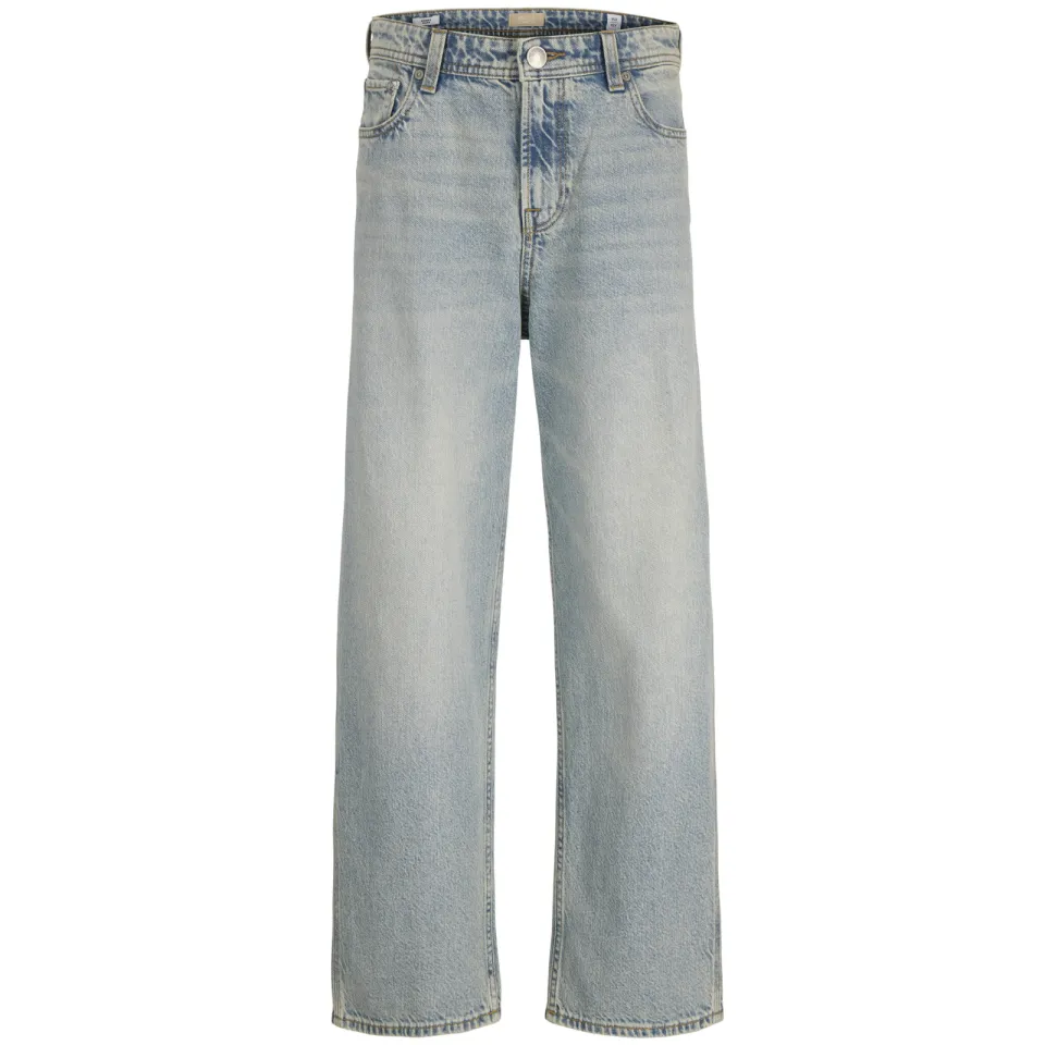 Jack & Jones JUNIOR baggy jeans met borduursels - blue denim, foto 2