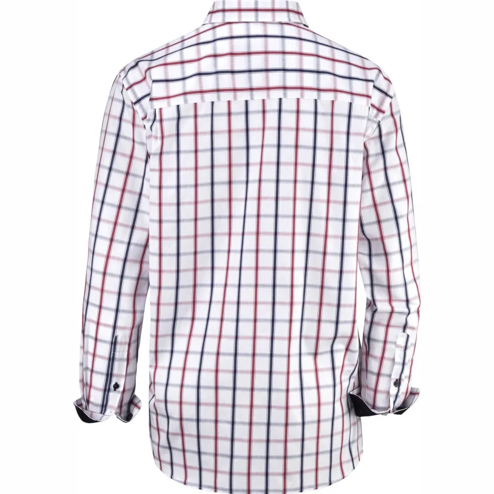 Babista regular fit geruit overhemd Plus Size - rood, foto 3