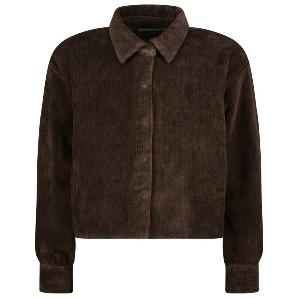Raizzed corduroy broek bruin, foto 2