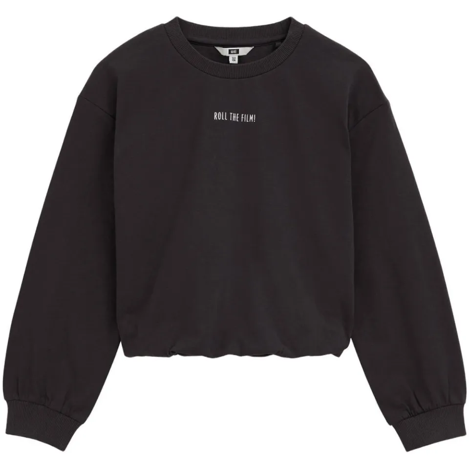 WE Fashion sweater met backprint - antraciet, foto 2