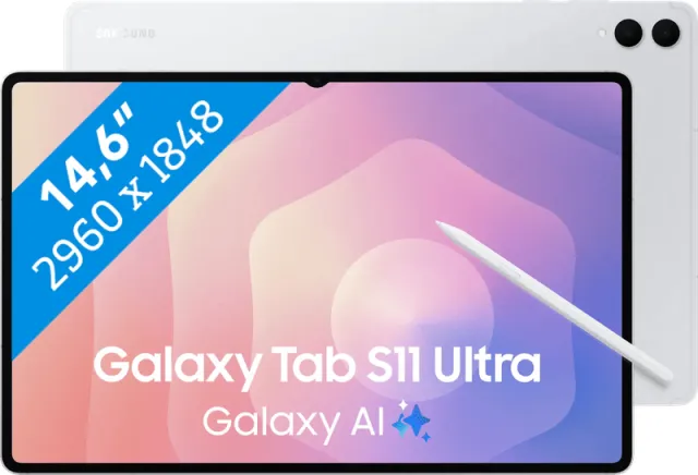 Samsung Galaxy Tab S11 Ultra 14,6 inch 512GB Wifi Zilver Silver
