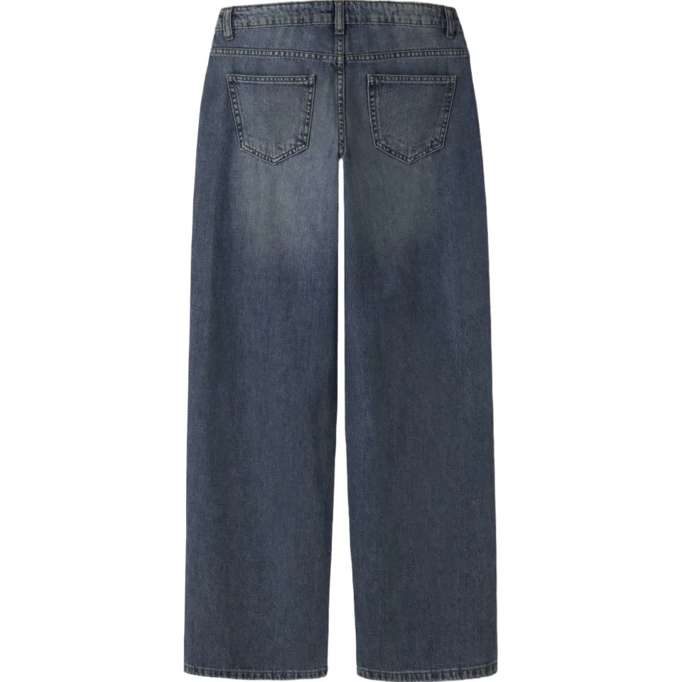 LMTD NLFBETT wide leg jeans - donkerblauw, foto 3