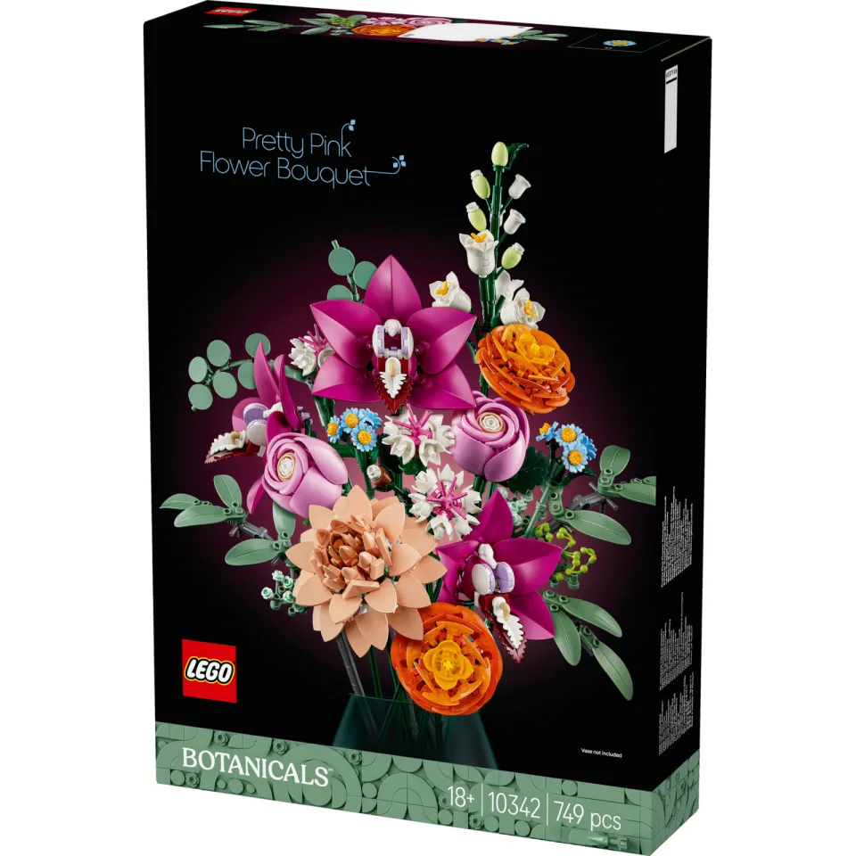 Lego Botanical Collection Roze boeket bloemen decoratie 10342, foto 6