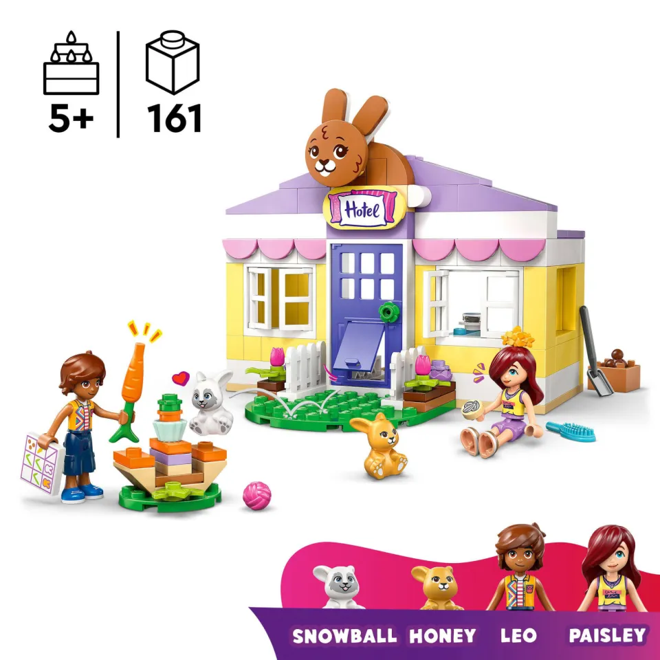 Lego Friends Heartlake City Konijnenhotel Dieren Speelgoed 42679, foto 5