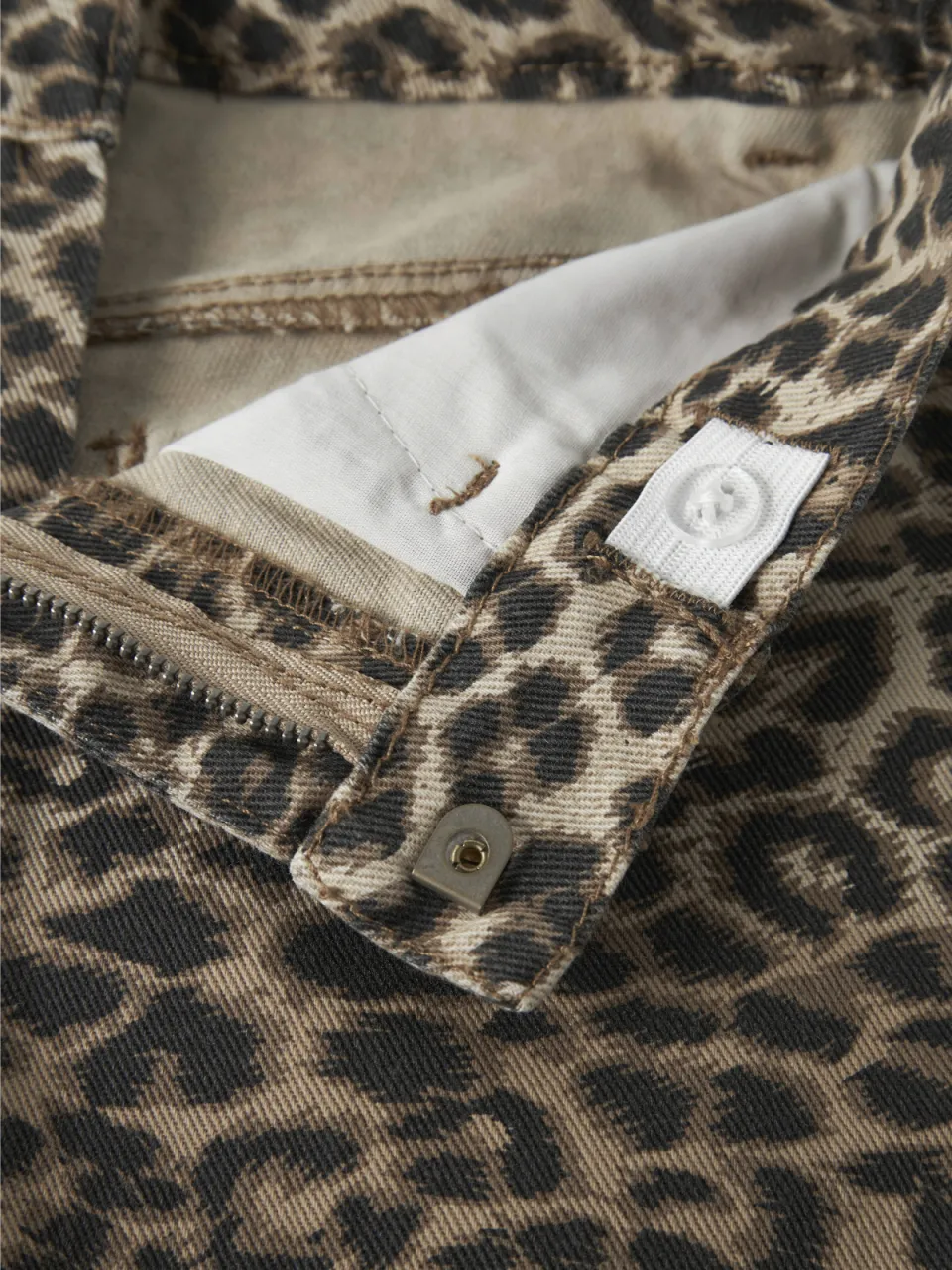 NAME IT NKFROSE korte broek bruin dierenprint, foto 6