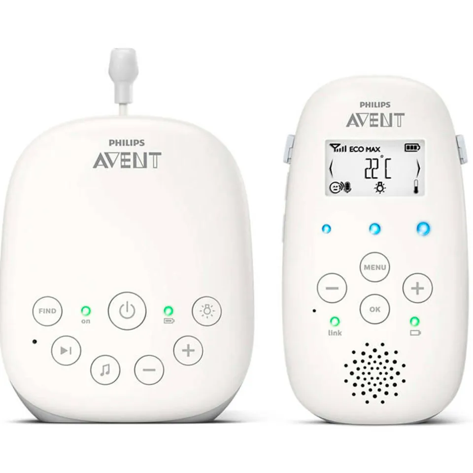 Philips AVENT SCD713/26 DECT audiobabyfoon wit, foto 3