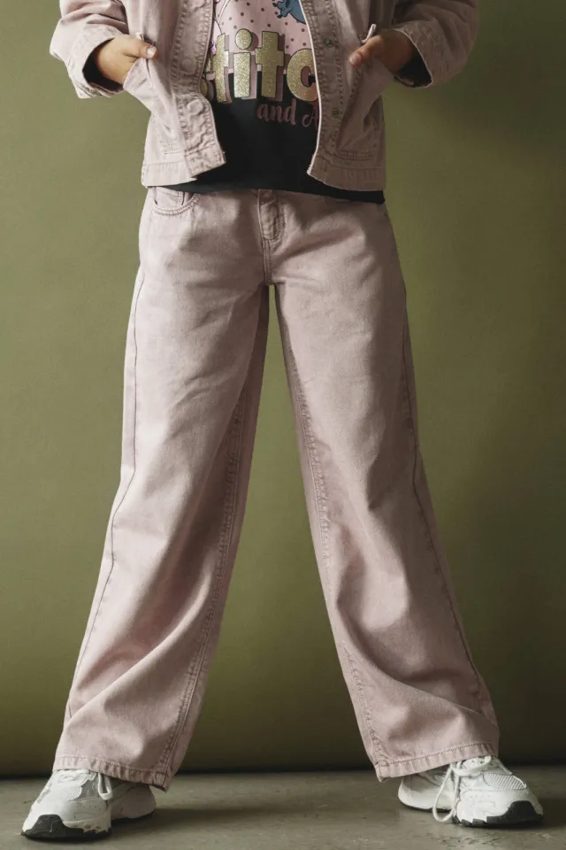 NAME IT KIDS NKFROSE wide leg jeans - paars, foto 4