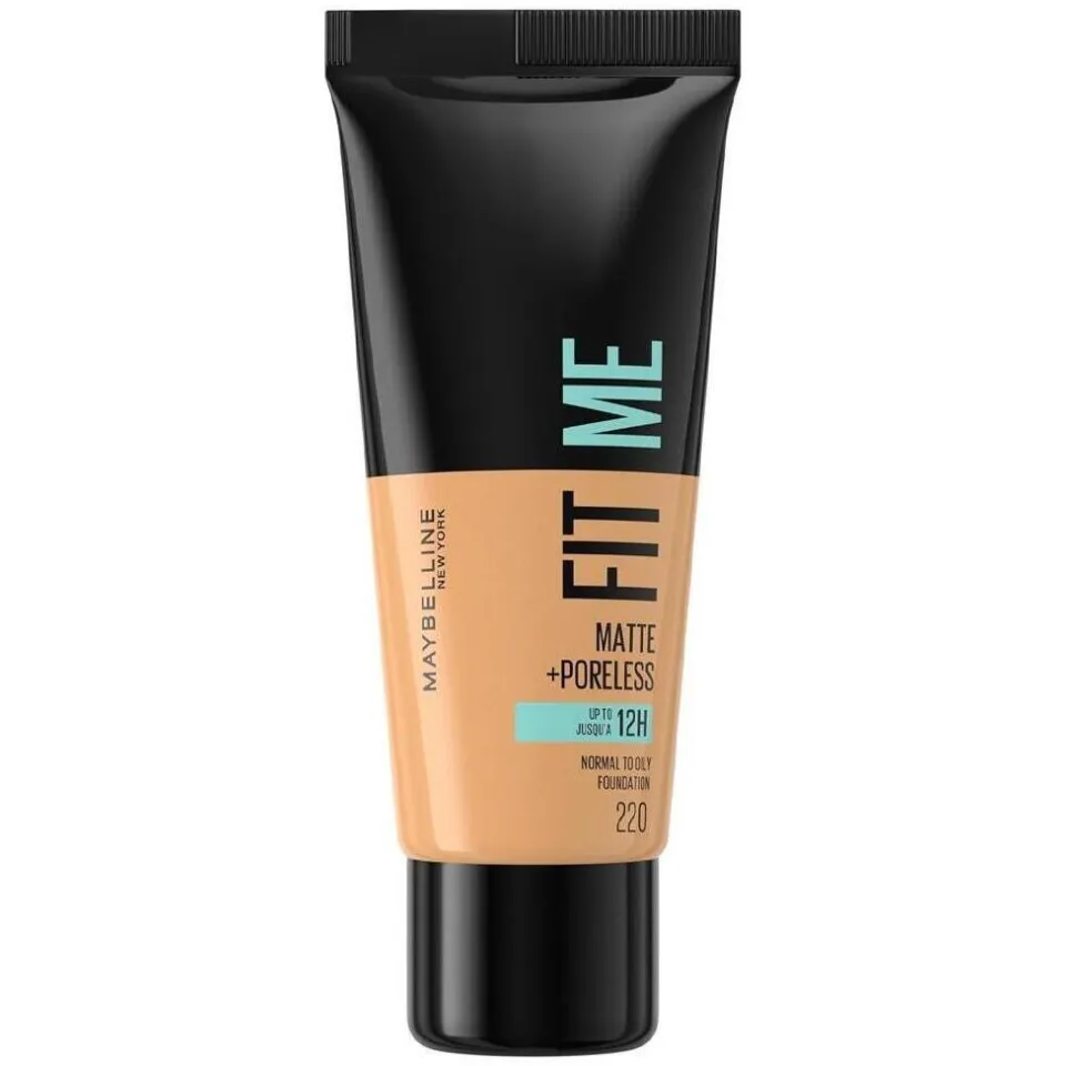 Maybelline New York Fit me Matte + Poreless liquid foundation - 220 Natural Beige, foto 2