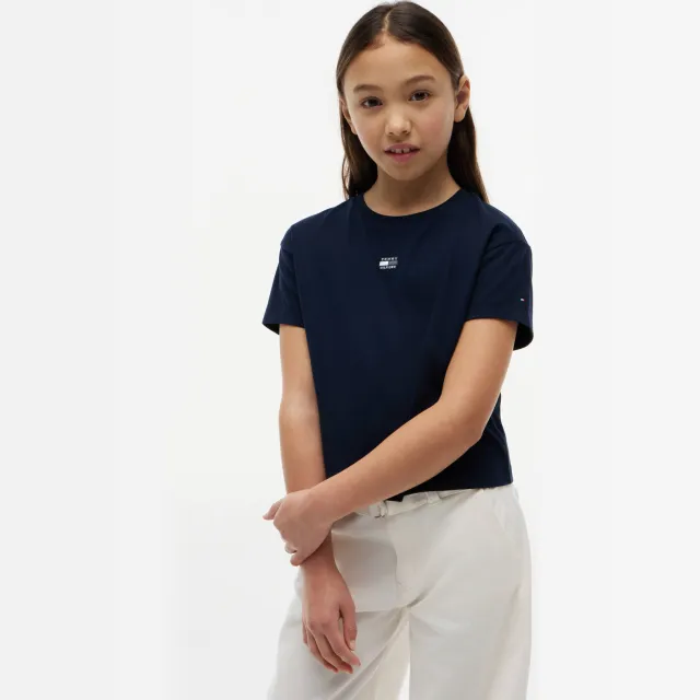 Tommy Hilfiger T-shirt donkerblauw meisjes, foto 3
