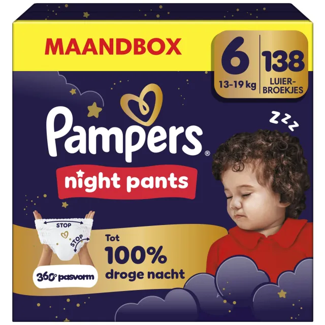 Pampers Baby Dry Night Pants luierbroekjes maat 5, 160 stuks, foto 2