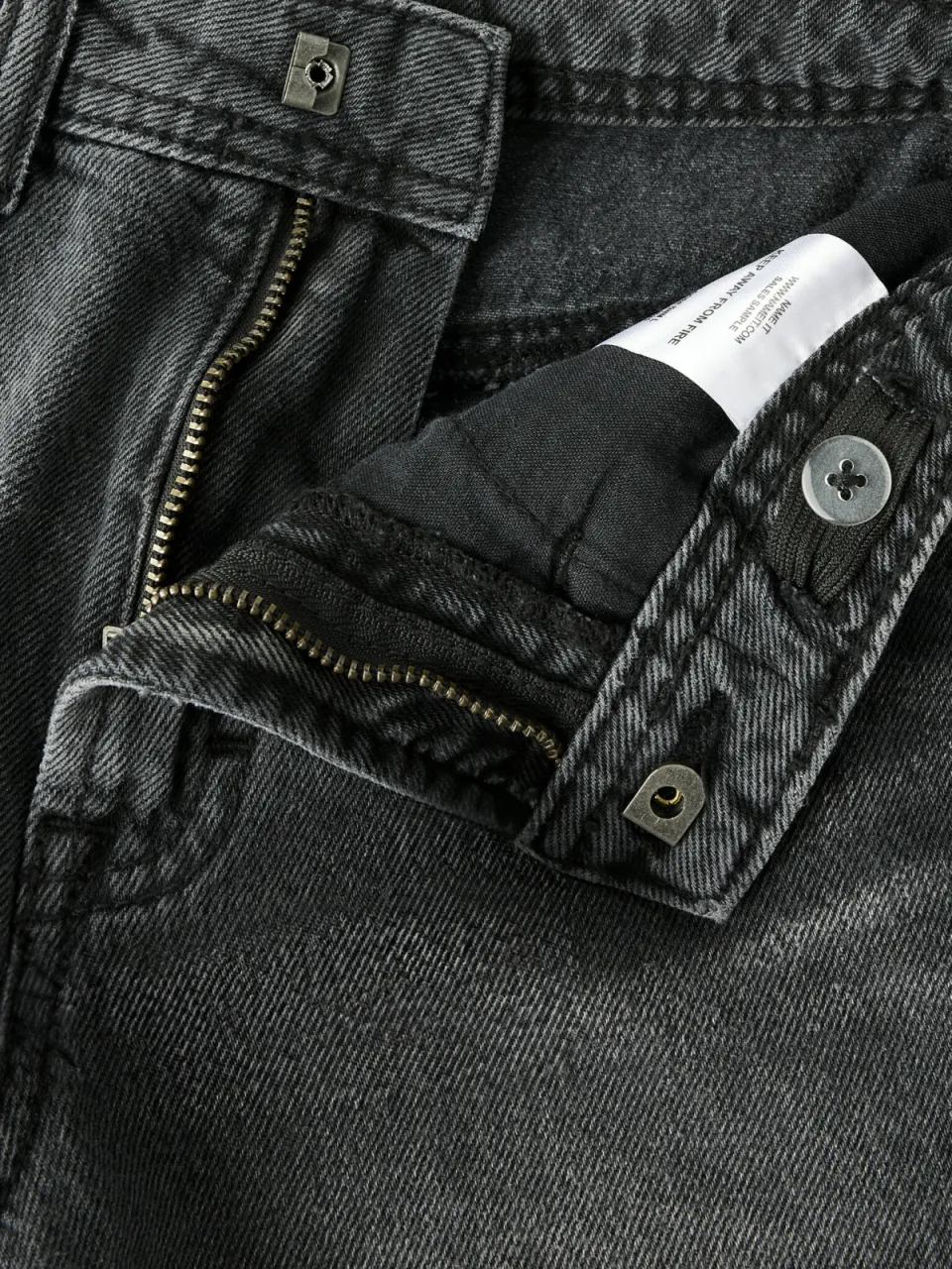 NAME IT NKMRYAN denim short zwart denim, foto 3