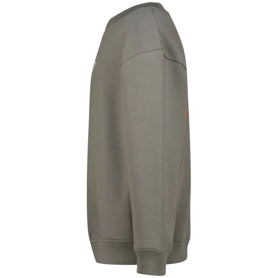 Raizzed sweater met backprint grijs, foto 4