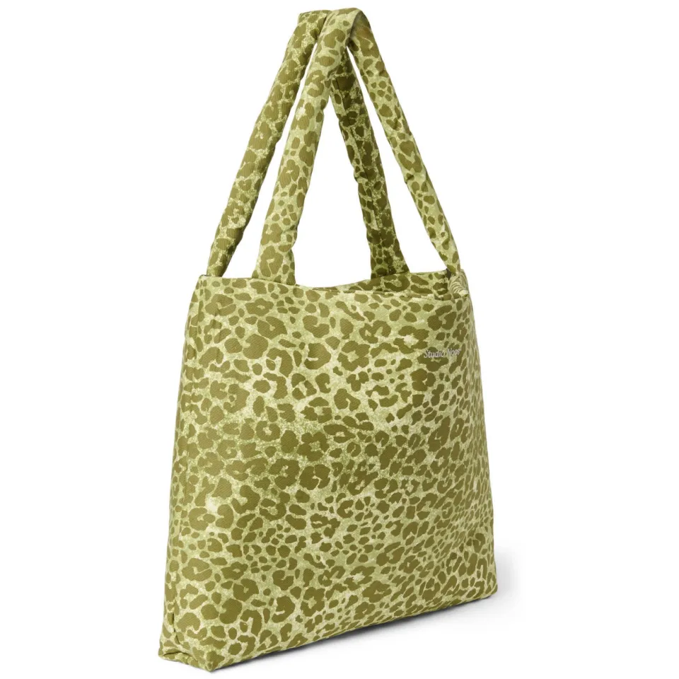 Studio Noos Leopard Cotton Mom Bag luiertas groen, foto 3