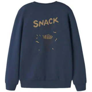 GUPPY MINI sweater met backprint - blauw, foto 3