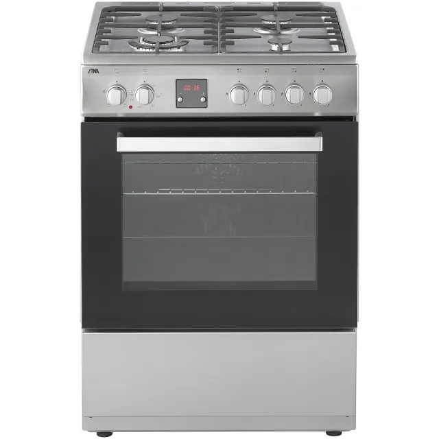 Etna FGV460RVS gasfornuis RVS
