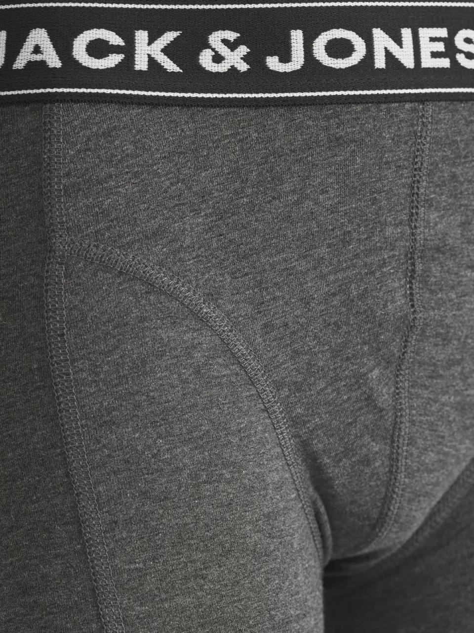 Jack & Jones Junior boxershorts donkergrijs set van 3 donkergrijs/donkergroen/zwart, foto 6