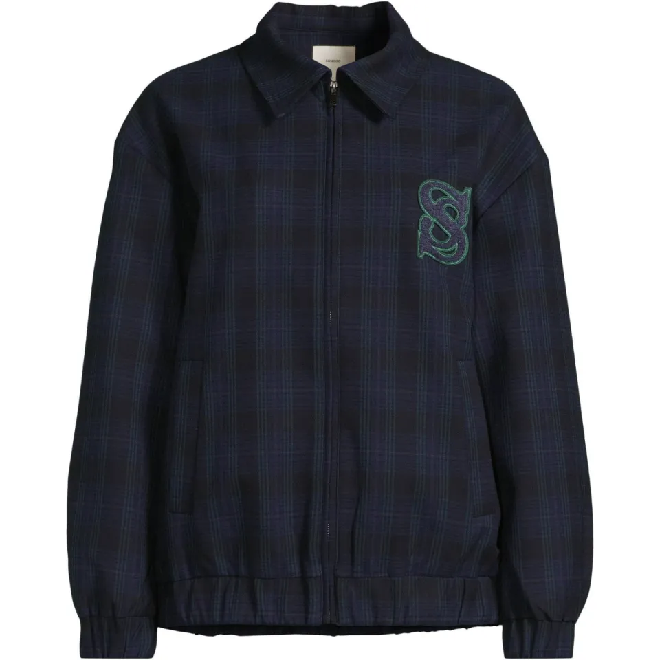 Suncoo geruit bomberjack - donkerblauw, foto 2