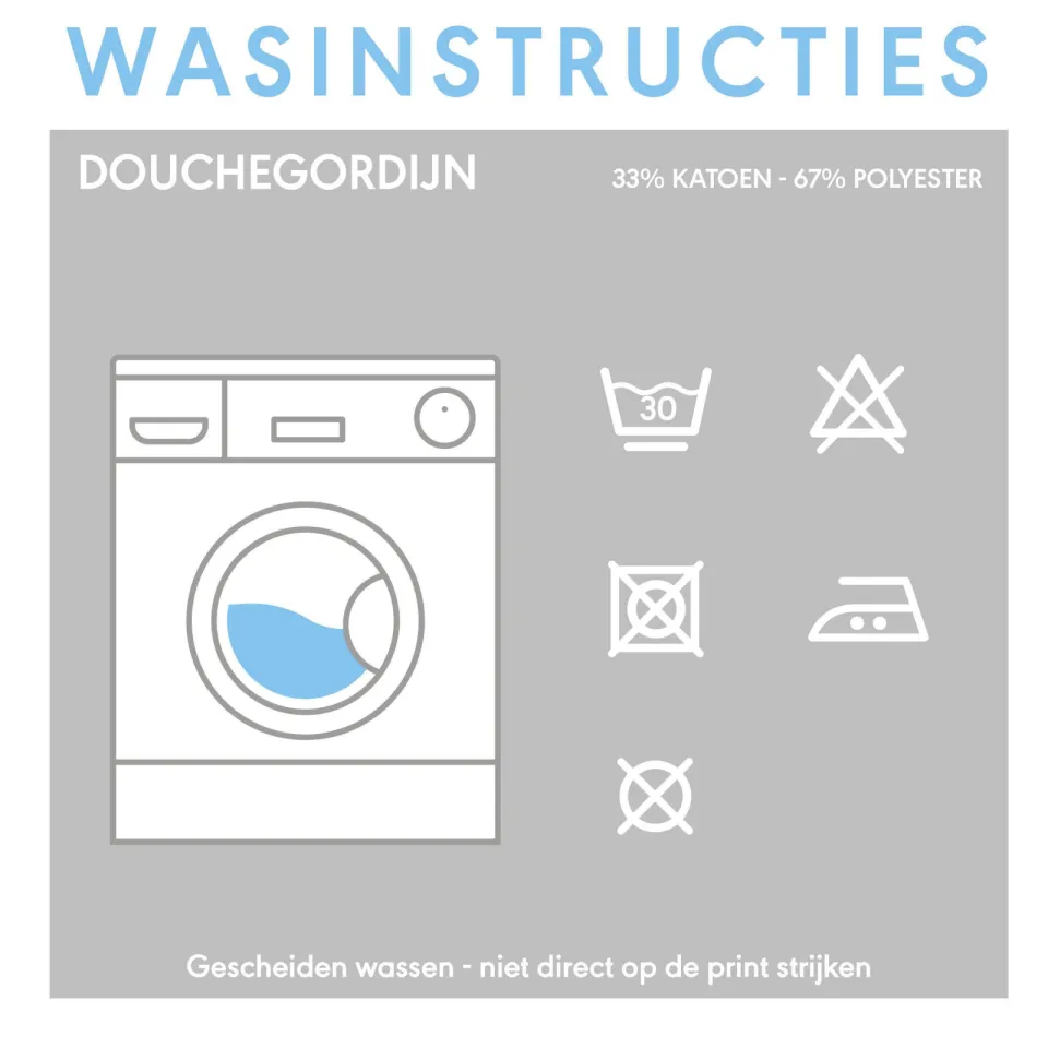 Sealskin Madeira douchegordijn wit, foto 2