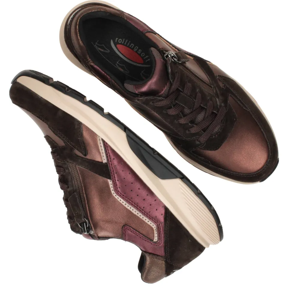 Gabor Rollingsoft sneaker donkerbruin, foto 5