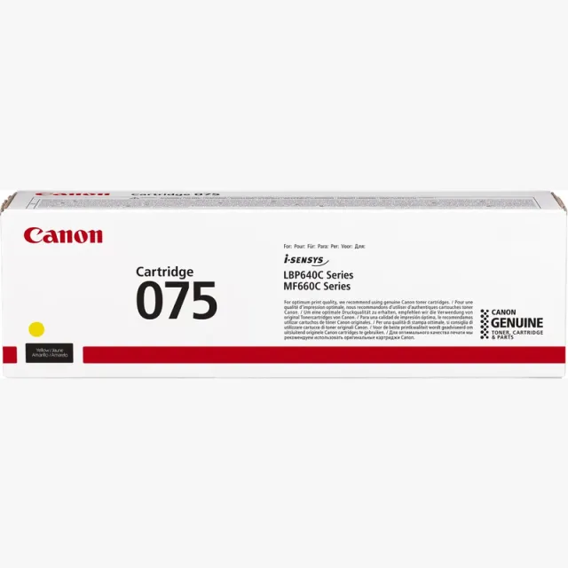 Canon Toner Cartridge 075 Y Geel