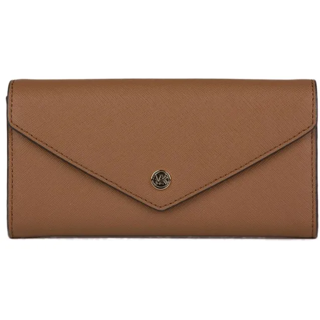 MICHAEL Michael Kors Jet Set Travel grote envelopportemonnee bruin, foto 2