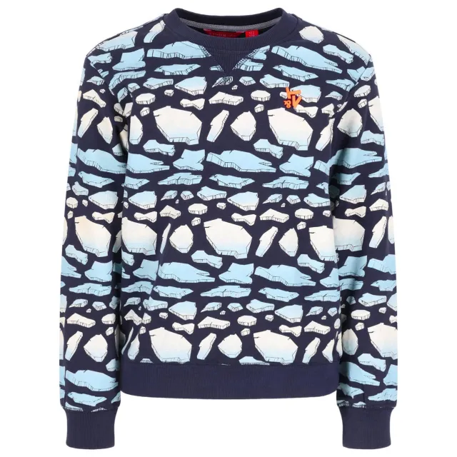 TYGO & vito sweater met print - donkerblauw, foto 2