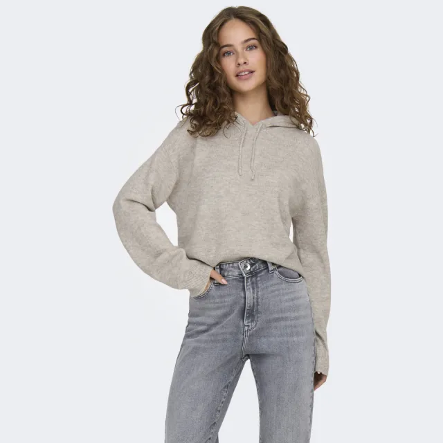 JDY aansluitende gebreide trui - beige