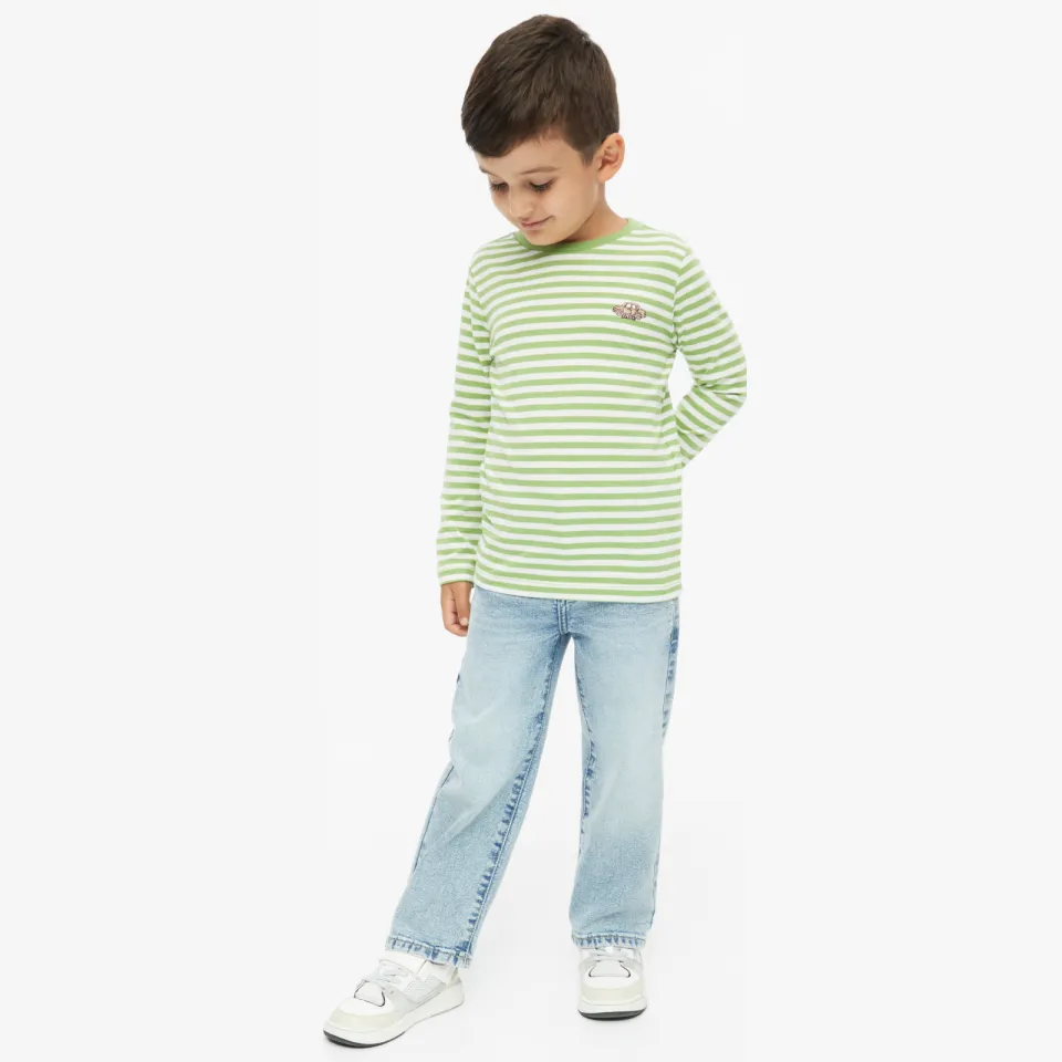 S.Oliver gestreepte longsleeve groen, foto 4