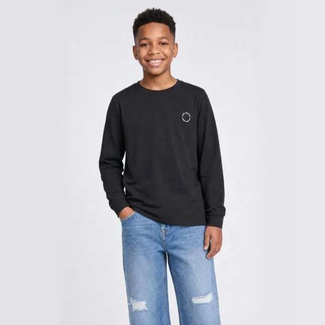 Petrol Industries longsleeve met logo zwart