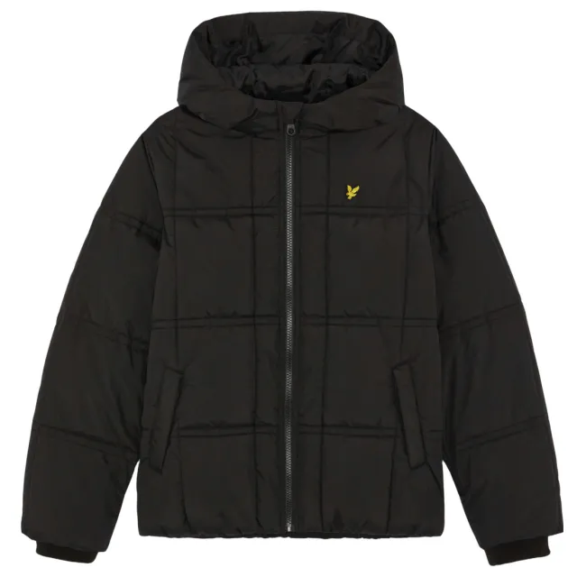 Lyle & Scott gewatteerde tussenjas zwart, foto 2