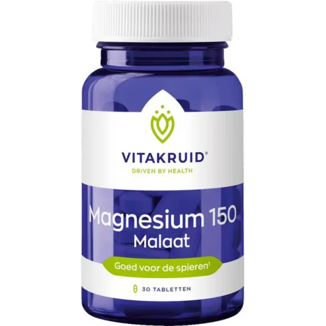 Vitakruid Magnesium Malaat 150 30 tabletten