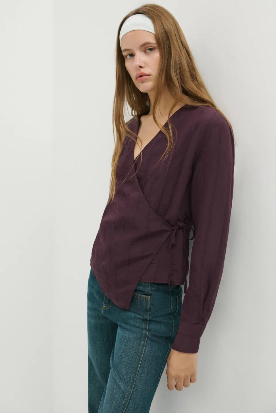 Mango Teen blouse paars, foto 3