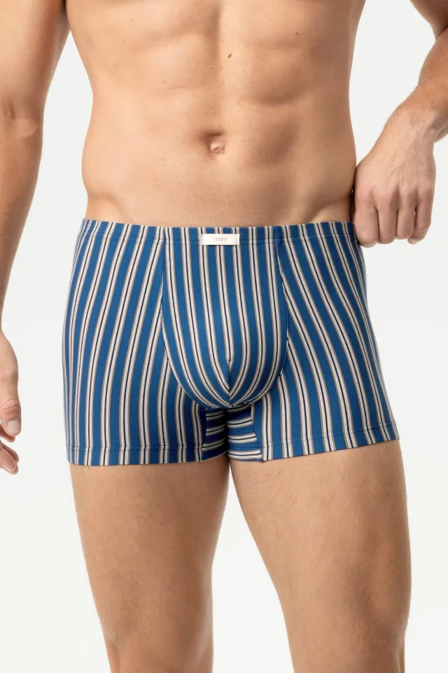 Mey Stream Stripes boxershort blauw