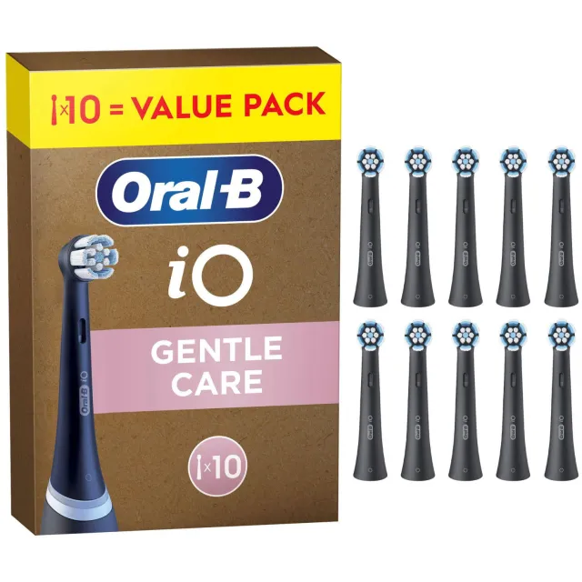 Oral-B iO Series Gentle Care Zwart - 10 stuks