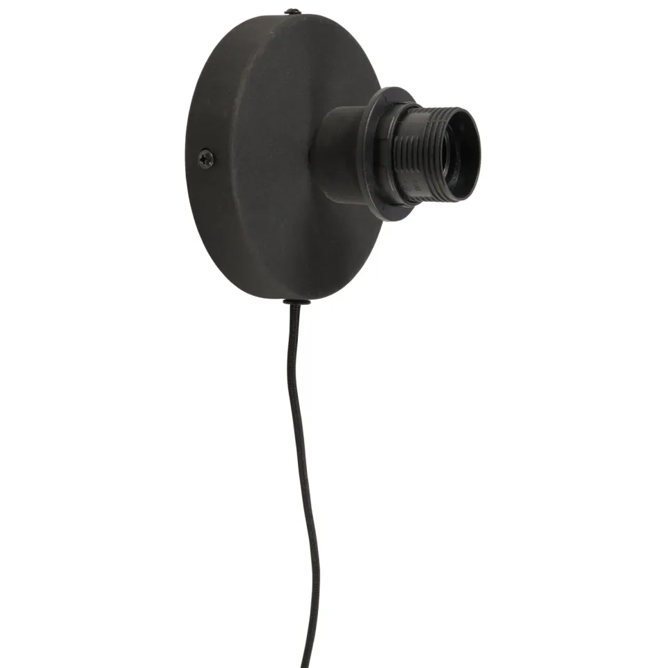 Good&Mojo wandlamp Kalimantan bamboe naturel zwart Ø44 cm, foto 5