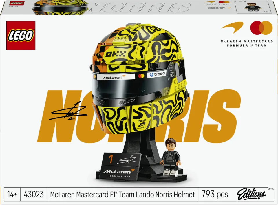 Lego Editions Formula 1 McLaren Mastercard F1 Team Helm van Lando Norris Set 43023, foto 3