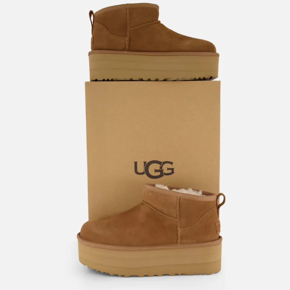 Ugg Classic Ultra Mini Platform laarzen cognac, foto 3